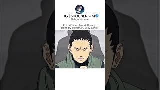 Chad Shikamaru ️ #anime #trending #shorts #viral #narutoshippuden