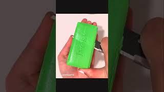 Clear Soapasmr soapasmr asmrsoap satisfy satisfying soap slime soapcuttting fyp foryou