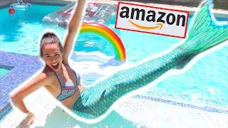 TESTING WEIRD POOL TOYS FROM AMAZON!