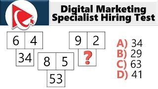 Digital Marketing Specialist Assessment Test