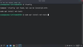 ifconfig not found Fix in Linux | Linux | net-tools | #shorts