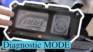 How to Enter DIAGNOSTIC MODE on Yamaha MT09 FJ09 FZ09