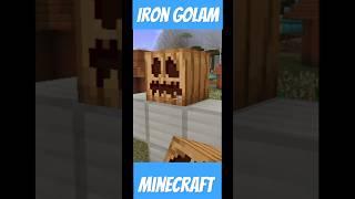 Minecraft ma iron golem spon #shorts #yellowgaming-y