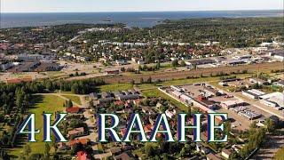 Raahe 4K Finland from the air - on the way to Finland drone video