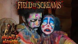 Clowning Around on a Haunted Hayride | Field of Screams Extreme Blackout