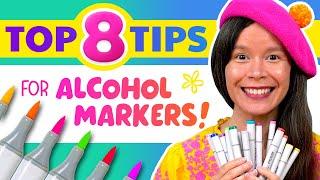 Top 8 Tips for Alcohol Marker Beginners | How to Use Alcohol Markers like a PRO!