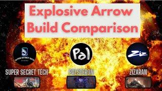 Explosive Arrow Build Comparison - An Overview of 3 approaches to the EA Archetype in 3.20.