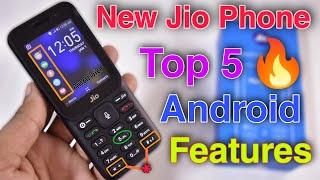 New Jio Phone Top 5 Android Features 