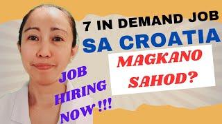 LATEST VIDEO: NEW JOB HIRING BOUND TO CROATIA || MADEL DELOS REYES