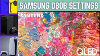 Samsung Q80B QLED Settings For SDR | HDR | Gaming | Xbox | PS5