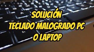 Como solucionar problemas teclado PC o Laptop