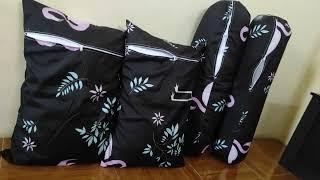 Sarung bantal dan guling resleting