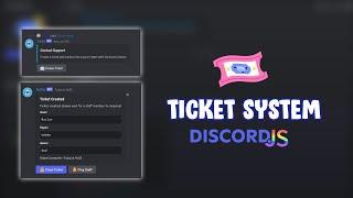 How to create a Ticket System for your discord bot (Discord.js v14)