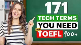 You HAVE TO KNOW this vocabulary to pass TOEFL and score 100+