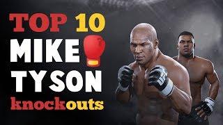 Top 10 Mike Tyson Knockouts  EA Sports UFC 2 