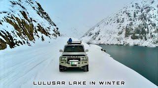 LULUSAR LAKE in winter 2024 NARAN KAGHAN VALLEY snow coverd views