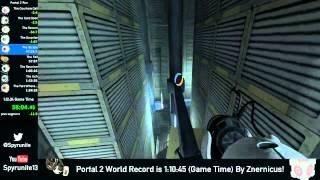 Portal 2 Speedrun Former WR 1:10:34 (Single Segment)