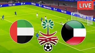 UNITED ARAB EMIRATES UAE VS KUWAIT | ARAB GULF CUP 24/25 Full Match Streaming PES 2021