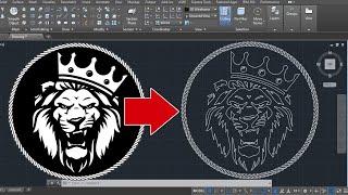 Trace 2D Simple Image Automatically Without Manual Tracking Free - AutoCAD