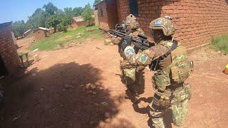 Portuguese Paratroopers In Heavy Combat With African Rebels In The Central African Republic