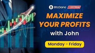 Live Trading Session with John: Real-Time Market Analysis and Strategies | BtcDana Trading