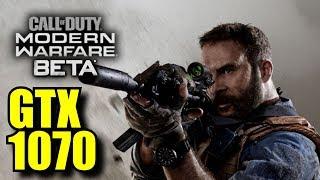 Call of Duty Modern Warfare GTX 1070 | 1080p Maxed Out | FRAME-RATE TEST