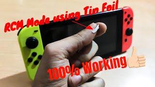 DIY Rcm Rig - Get into Nintendo switch recovery mode using a Tin Foil