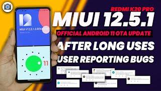 REDMI K20 PRO AFTER MIUI 12.5.1 UPDATE - USERS REPORTING BUGS | DON'T UPDATE MIUI 12.5 | HOW TO FIX