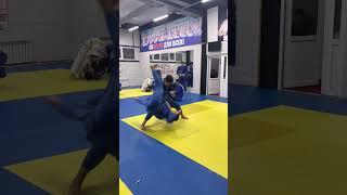 Judo combination Ko-Uchi-Gari - подсечка под пятку с продолжением Tai-Otoshi - передняя подножка