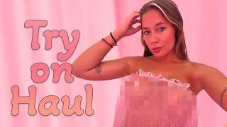 Summer Transparent Clothing and Lingerie Haul | Women See-through Dress Try-on