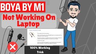 [SOLVED] Boya M1 Mic Is Not Working In My Laptop |  HOW TO CONNECT BOYA M1 MIC TO PC   #BOYA