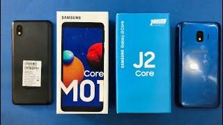 Samsung Galaxy M01 Core vs Samsung Galaxy J2 Core 2020