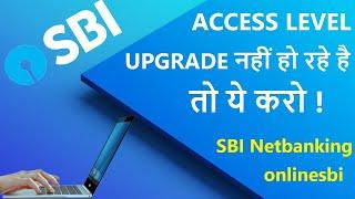 Why Transaction rights is not being Activated in SBI Netbanking