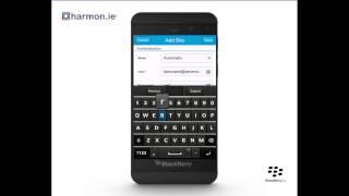 harmon.ie for Blackberry - Training Video - add site