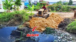 Start New PROJECT! Dump Truck 5Ton Transport Soil, Bulldozer Clearing mud & Small and large grass