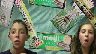 Trying Green Tea Candy's