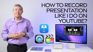 How to use Keynote, iPad & QuickTime to record presentation like I do on my YouTube Video!