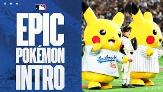 EPIC Pokémon-themed introductions for Dodgers vs. Cubs during the 2025 Tokyo Series!