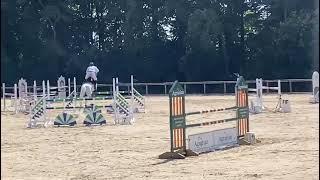 2022-08-12 Stallion DANTEE vd Moskifarm. First place  in 1.20 Class by 4 seconds at Rectory Farm UK