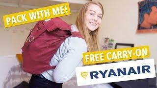 PACK WITH ME: 4 DAYS WITH JUST THE FREE RYANAIR CARRY-ON