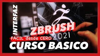  Conoce la INTERFAZ y cómo personalizarla CURSO BÁSICO ZBRUSH 2021 ¡¡FÁCIL desde CERO!! #01