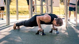 15 Push Up Bar Exercises For All Levels