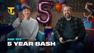 We Asked TFT Devs Your Burning Questions | 5 Year Bash - Teamfight Tactics