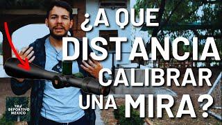 A Que DISTANCIA CALIBRAR una MIRA TELESCOPICA? De FORMA PRACTICA