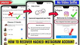 How to Recover Hacked Instagram Account without Email Phone Number Password Selfie Verification 2024