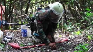 Clear Mine One By One in cambodia - How to remove landmine - with Akira explanation