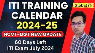 NCVT ITI Training Calendar 2024