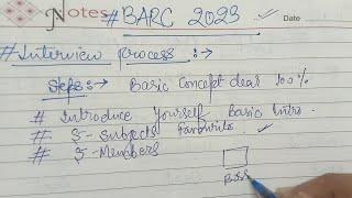BARC DAE 2023 STIPENDIARY TRAINEE CATEGORY 1 INTERVIEW PROCESS | BARC INTERVIEW CRACK STRATEGY |