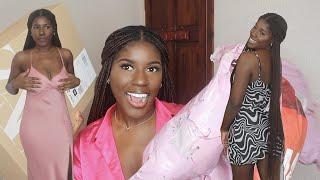 OUTFITS FOR GHANA IN DECEMBER - Zara, PLT, Missguided & Ana-Luisa Try-on Haul  || Jazmine Abena