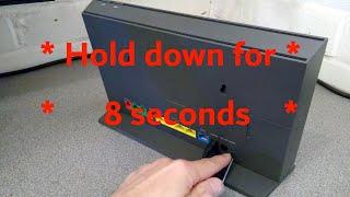 How to factory reset a Vodafone Wi-Fi Hub THG3000 Router